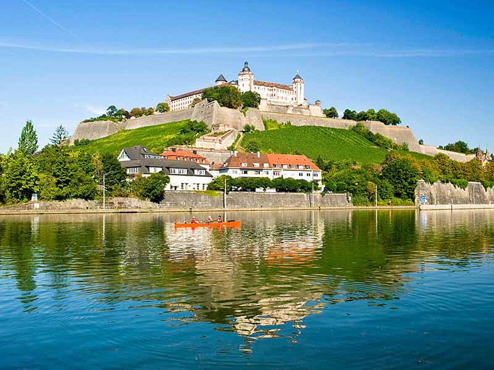 Festung Marienberg über dem Main