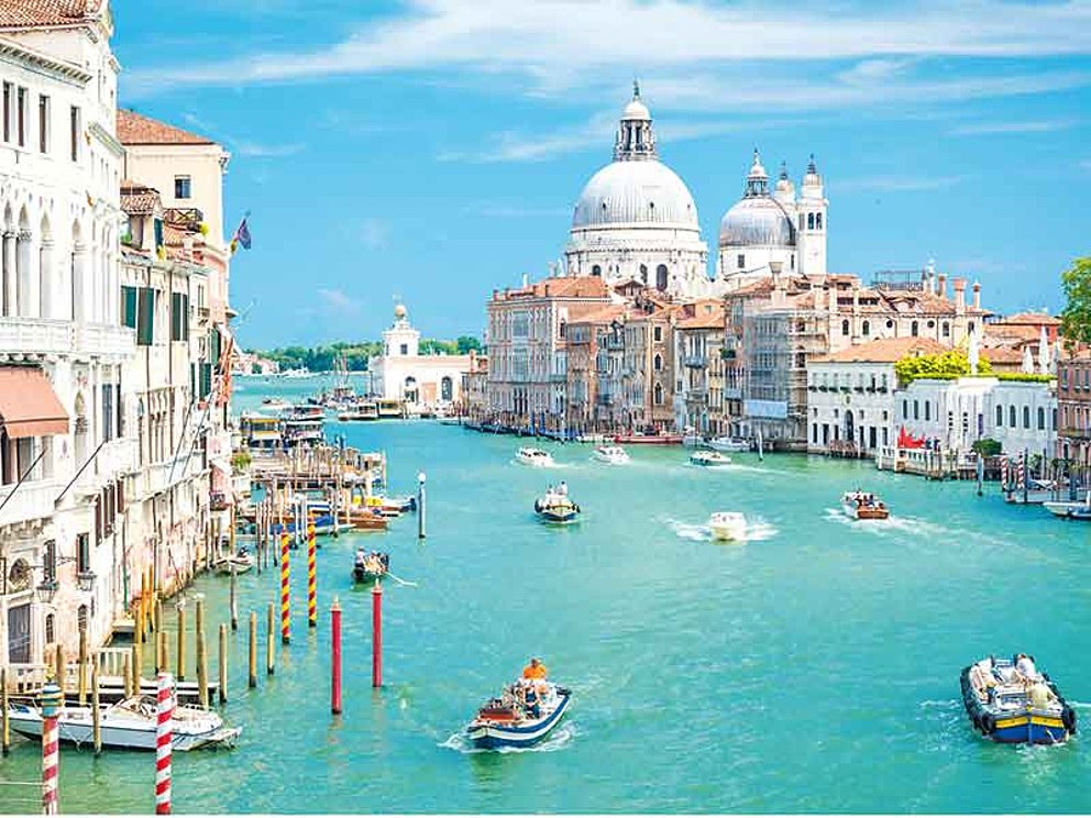 Stadt Venedig in Italien