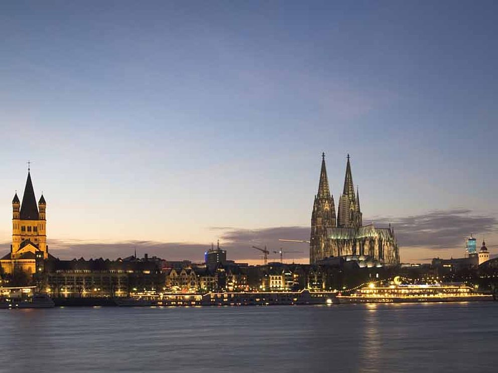Köln am Rhein in Deutschland