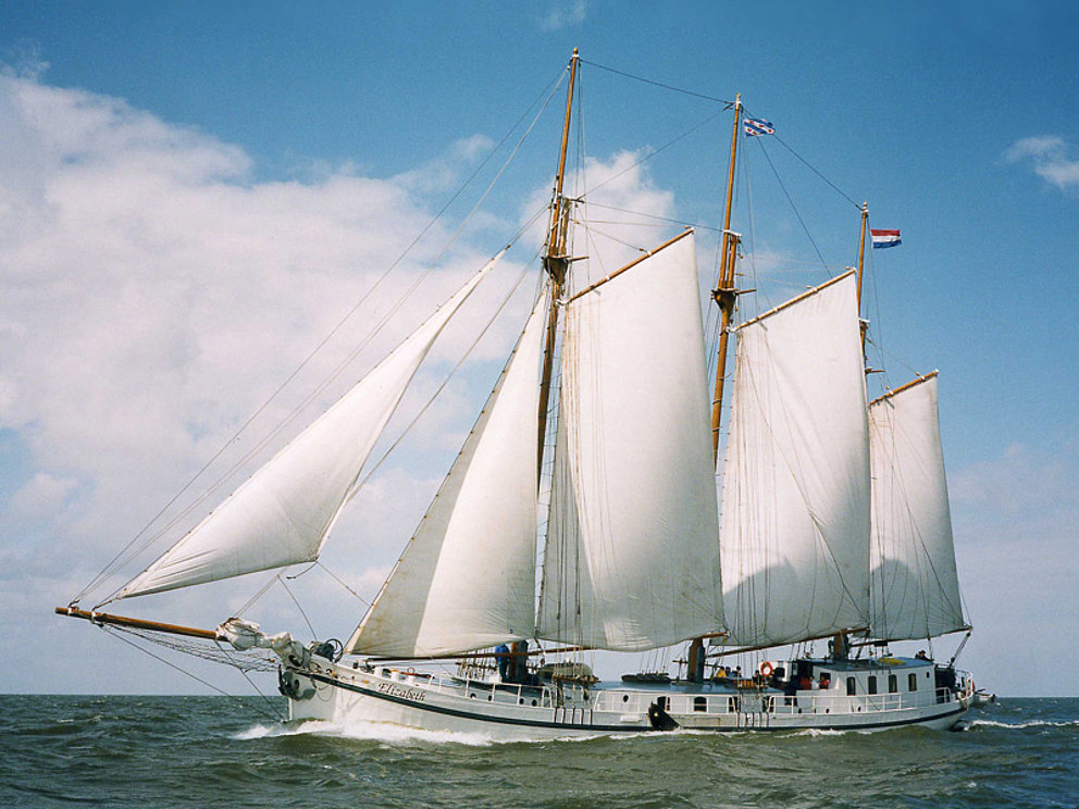 3-Mast-Klipper Elizabeth unterwegs im Ijsselmeer