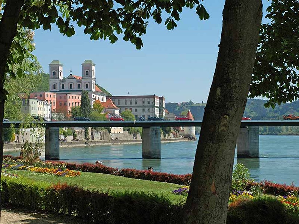 Uferpromenade in Passau an der Donau
