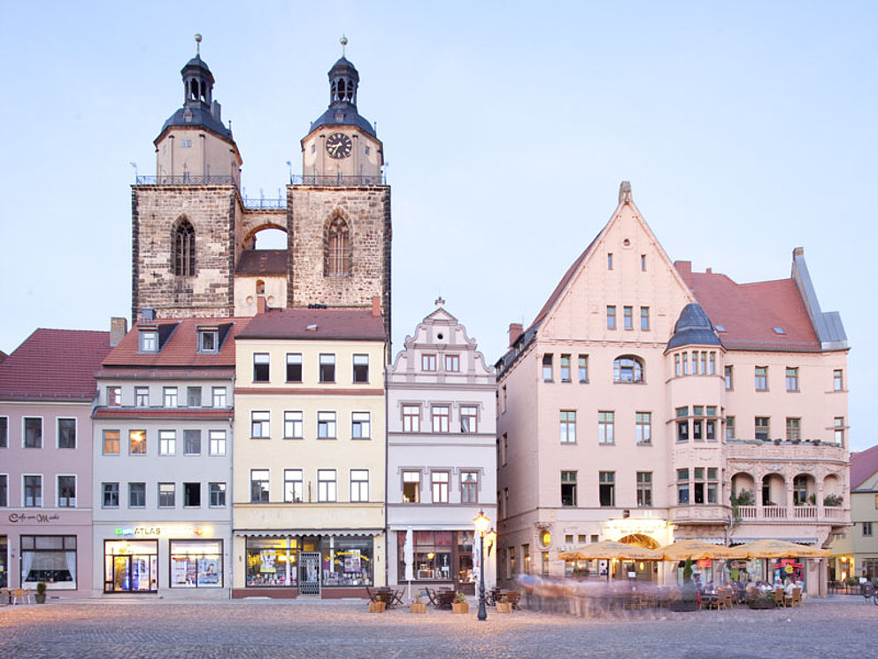 Wittenberg city center and city church