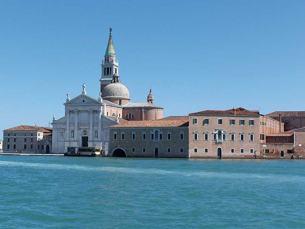 Blick auf Venedig mit der Kirche San Giorgio Maggiore