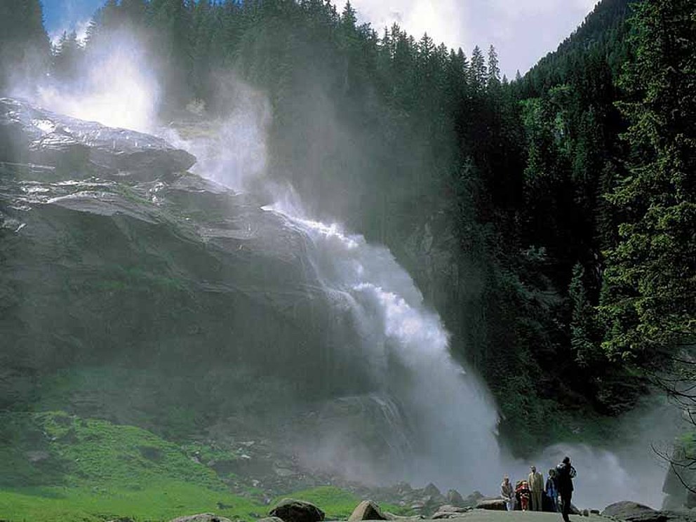 Waterfalls in Krimml, Austria