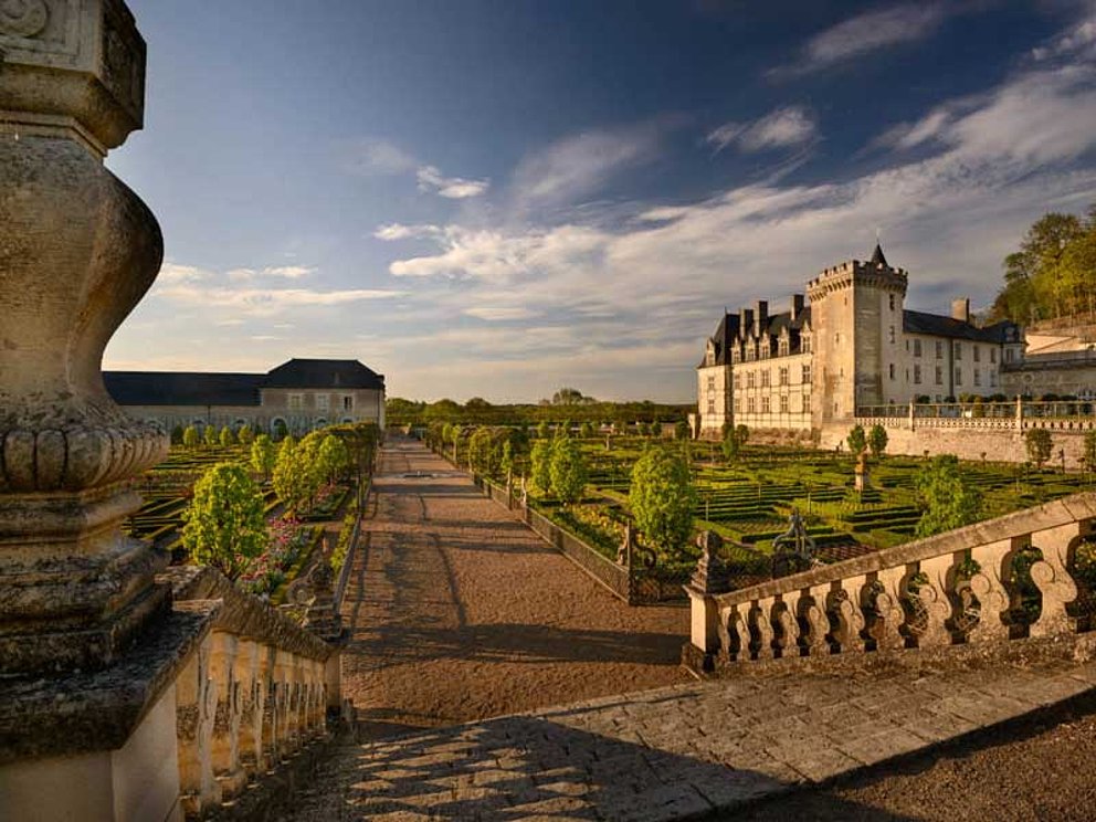 Die prunkvollen Gärten von Schloss Villandry