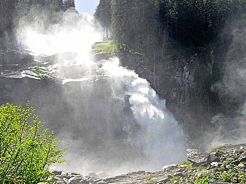 waterfall near Krimml in Austria