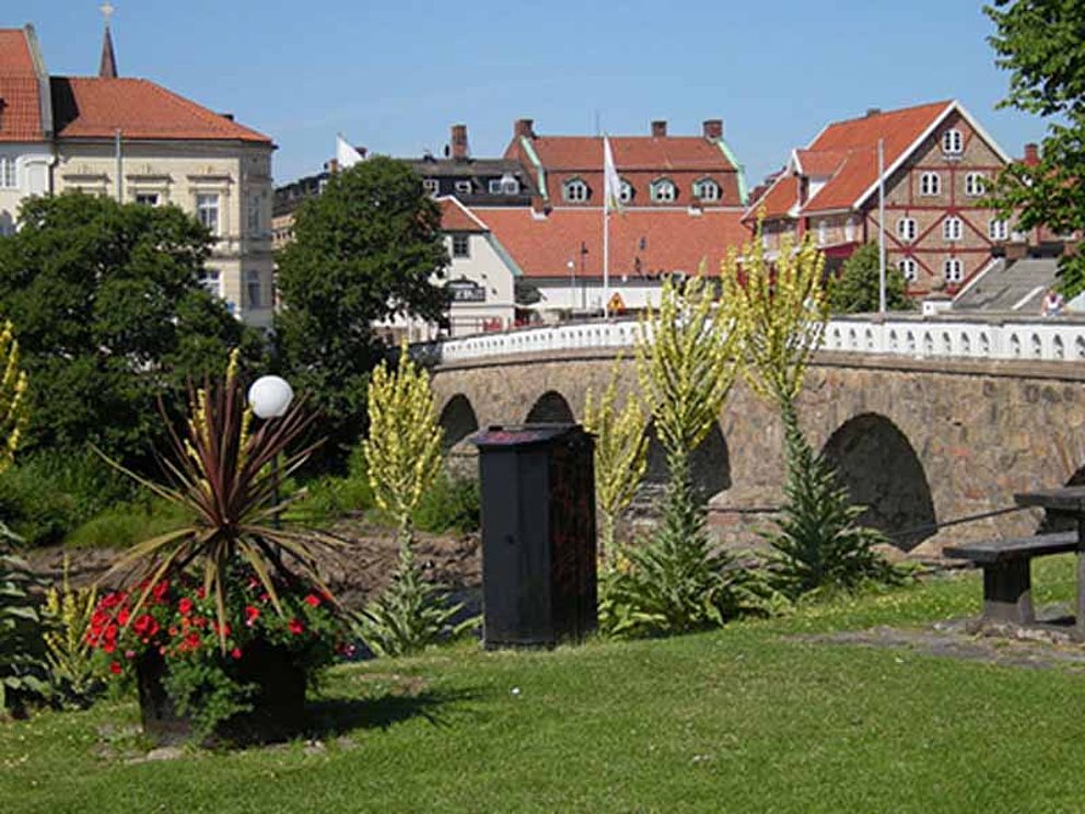 historische Steinbrücke in Falkenberg