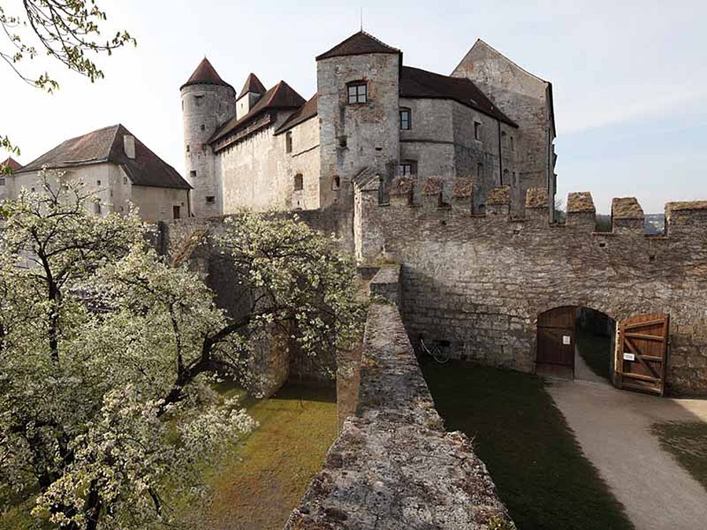 medieval Fortress of Burghausen in Bavaria