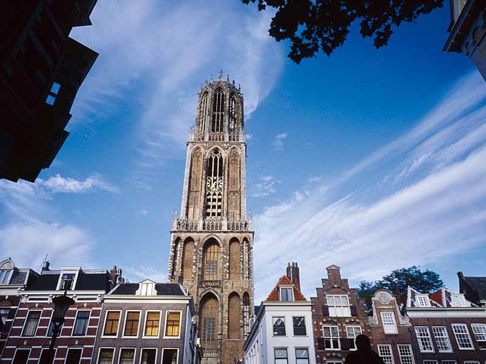 Dom mit Turm in der Stadt Utrecht in Holland