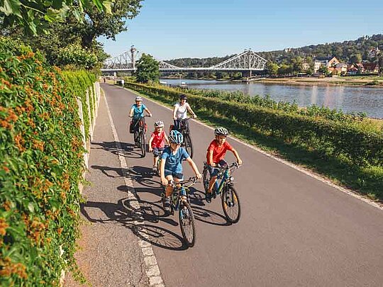 Elbe-Radweg/Dresden
