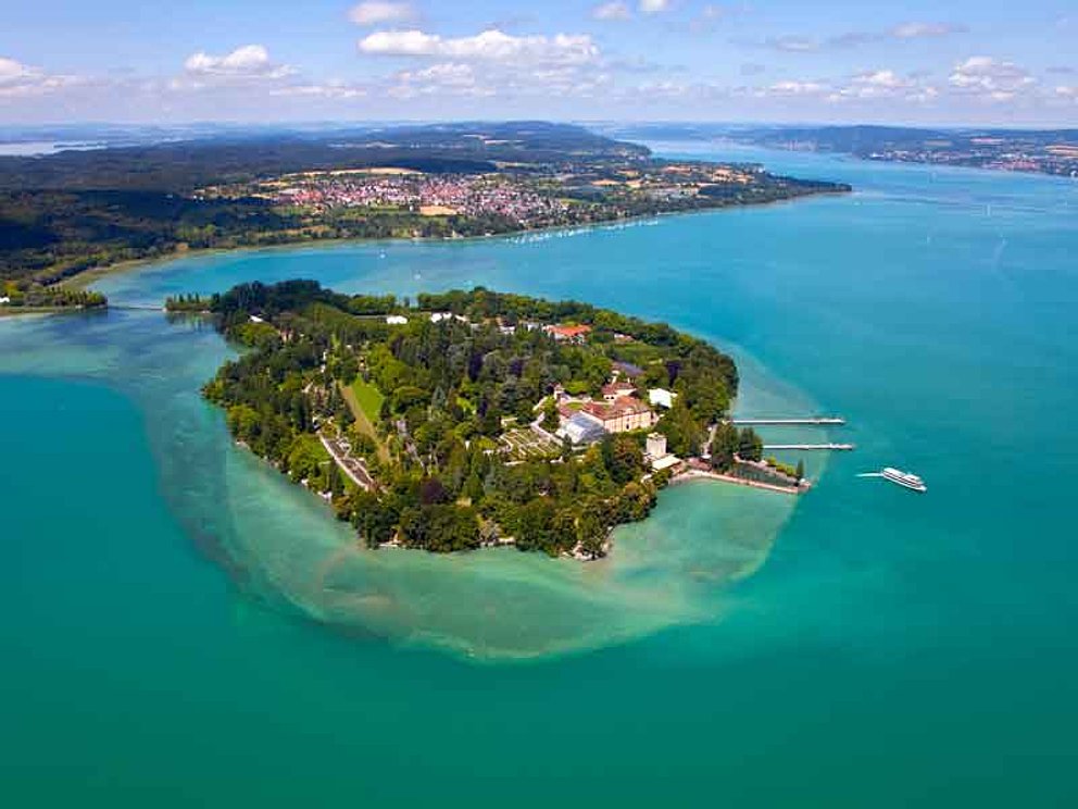 picuresque island of Mainau in the midst of Lake Constance